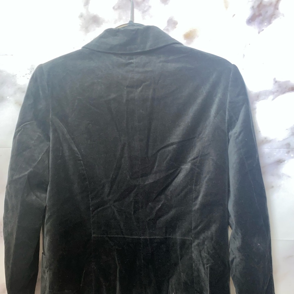 Studio works women’s faux velvet women’s blazer - Picture 8 of 12